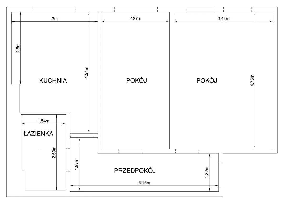Wrocław Balkon | winda | 2001 rok sprzedaż 52m2 - 11